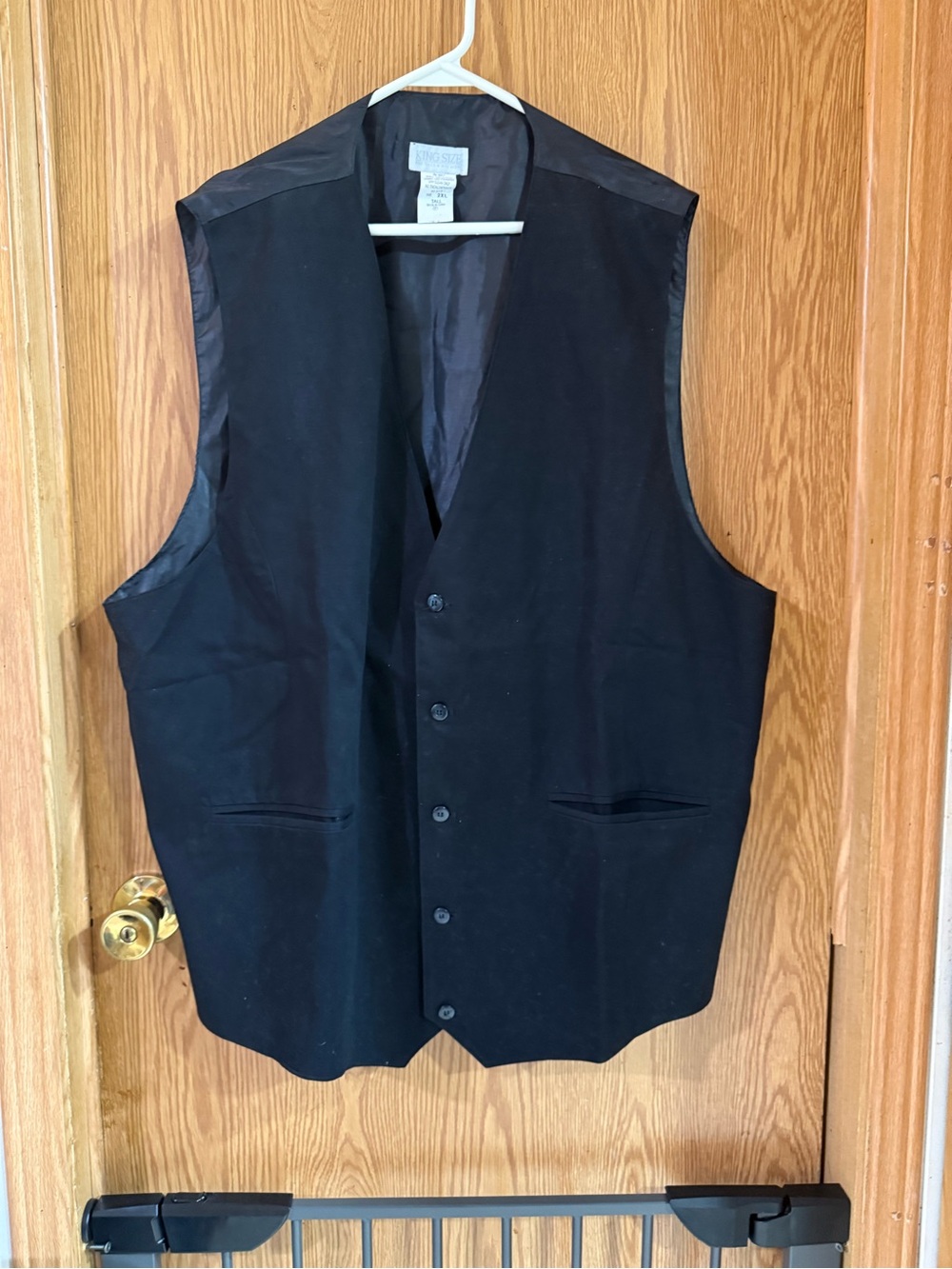 Men's Black Classic Dress Vest by